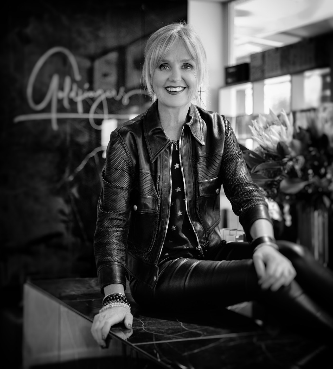 Tracey owner and stylist at Goldfingers Hair Studio